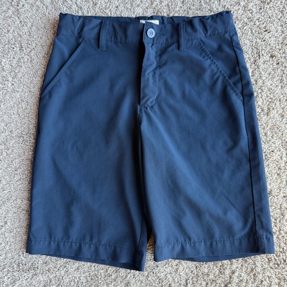 Cat & Jack Boys Navy Blue Adjustable Waist School Uniform Shorts Size 10